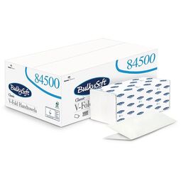 Bulky Soft 84500 Classic 2Ply V-fold Hand Towel (Case 4000)