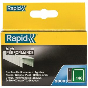 Rapid 140 Galvanised Staples 8MM (Box 2000)