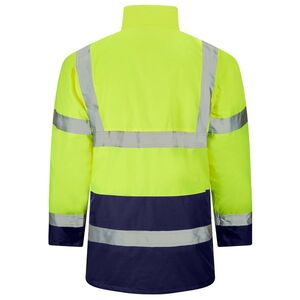 Supertouch Traffic Standard High Visibility Two Tone Jacket Yellow/Navy
