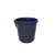 CleanWorks Black Plastic Bucket with Blue Handle 2 Gallon