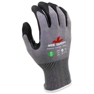 MCR CT1077NM Mantis-D Nitrile Foam Palm Coated Glove Cut D