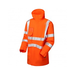 Leo A04-O High Visibility Clovelly Unlined Anorak Orange